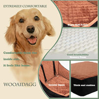 WOOAIDAGG Siège de voiture pour chien Siège de voiture pour animal de compagnie amovible et lavable en gros avec 3 sangles réglables Classic