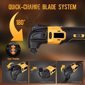 Bán buôn chuyên nghiệp công nghiệp 21V không dây sư tử dao động công cụ với lưỡi cắt đa chức năng và mài - Product Image 2