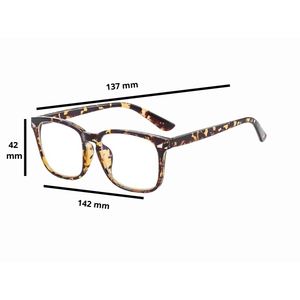 Lunettes de lecture +2.00, lot de 3 avec étui et sangle, montures transparentes noires écaille de tortue, Italie SC ECOMMERCE pour hommes et femmes - Product Image 3