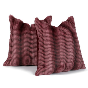 Funda de Almohada Decorativa Xu Ai, Acolchada con Rayas Verdes, para Sofá de Sala de Estar, Cojín Lumbar - Product Image 5