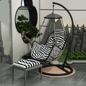 <span class=keywords><strong>Fauteuil</strong></span> œuf <span class=keywords><strong>suspendu</strong></span> Offre Spéciale siège <span class=keywords><strong>unique</strong></span> jardin rotin patio balançoire avec coussin - Product Image 2