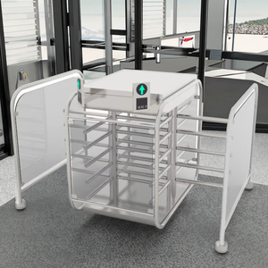 Azento nửa chiều cao <span class=keywords><strong>turnstile</strong></span> 0.5S nhanh chóng thông qua 304 không gỉ steelanti-leo lên & chống-tailgating RFID/<span class=keywords><strong>QR</strong></span> đọc mã CE chứng nhận - Product Image 6
