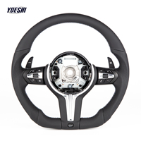 Volant en cuir perforé à fond plat, personnalisable avec couleur de surpiqûre, pour BMW F20 F30 F48 F8 – Vente chaude directe usine