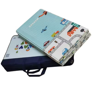 Thảm chơi xếp gọn cho bé, chất liệu xốp XPE, in hình hoạt hình, không độc hại, dễ gấp gọn - Product Image 1