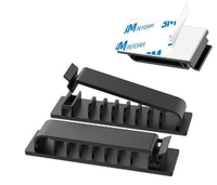 Attaches-câbles adhésifs en plastique, supports de câbles auto-adhésifs pour la fixation des câbles, fourniture d'usine
