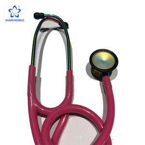 Estetoscopio rojo de alta calidad de moda del estetoscopio de la cardiología del estetoscopio - Product Image 3