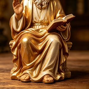 Statue de Dieu BZY avec taille personnalisable, idéale pour l'extérieur ou la table, une pièce en cuivre pour la décoration de la maison - Product Image 6