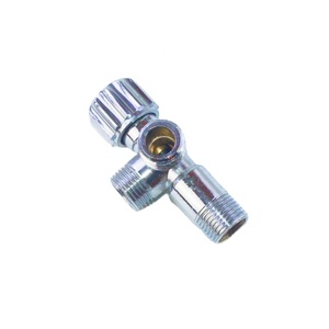 Hot -selling <strong>Valve</strong> 1/2 Polished Chrome -plated Brass Angle <strong>Valve</strong> Thread BSP/NPT Is Suitable for Bathroom HVAC Manufacturers - Product Image 1