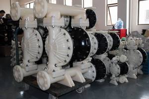 Bombas Neumáticas <span class=keywords><strong>de</strong></span> Plástico PP <span class=keywords><strong>de</strong></span> Grado Alimenticio MK25, Bomba <span class=keywords><strong>de</strong></span> Membrana <span class=keywords><strong>de</strong></span> Doble Diafragma Operada por Aire para Mermelada - Product Image 6