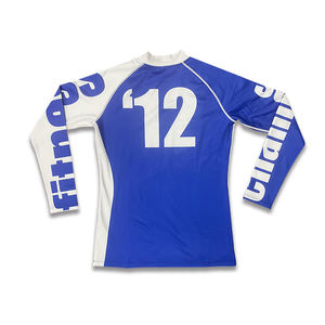 T-shirts serrés de conception de sublimation de sports de gymnastique pour hommes en gros - Product Image 3