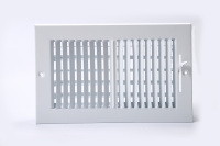 Grille de ventilation HVAC au design moderne, diffuseur d'air carré, système HVC 2SW1006, en acier, pour mur latéral, plafond, extérieur, bureau