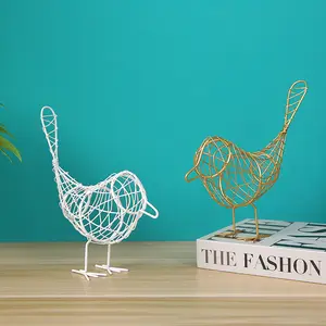 Creation Handicraft Bird Metal Decorative Figurine Home Decoration Gift Toy Ornament