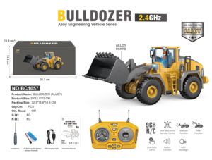 SJY-BC1057 1/20 Remote <b>Control</b> Engineering Dumper Trucks 9CH Construction <b>RC</b> Alloy Vehicle Dump Truck Car with Lights Toy Gift - Product Image 4