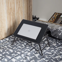 Escritorio de ordenador portátil con cama de metal plegable de ángulo ajustable nuevo escritorio de ordenador portátil con características convenientes