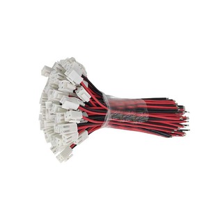Cable Terminal Rojo y Negro XH PH con Paso de 1.25, 2.0, 2.54mm, Arnés de Terminales de Extremo Único 2P 3P para Producción y Procesamiento - Product Image 2