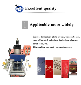 Hot bán tự động Máy dập nóng nhiệt Báo Chí mạ vàng cho thẻ nhựa da nhãn nhỏ nhiệt máy ép - Product Image 4