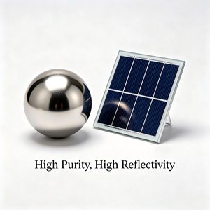 Bille en aluminium pur <span class=keywords><strong>1070</strong></span> de 8 mm, sphère en aluminium poli de haute pureté (99,7 %) pour applications électroniques, conductrices et de remplissage industriel - Product Image 5
