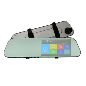 1080 P del coche DVR de doble lente de cámara de coche espejo retrovisor grabadora de Video espejo Dash <span class=keywords><strong>cam</strong></span> con Auto Blackbox de visión nocturna g-Sensor - Product Image 2