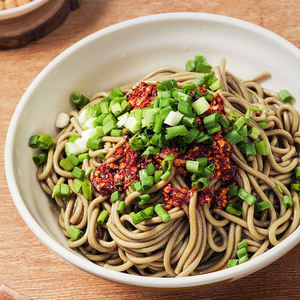 Htfoodie Noodles <span class=keywords><strong>di</strong></span> Grano Saraceno del Sichuan a Basso Contenuto Calorico, Halal, Gusto Coreano, Senza Glutine, Senza Zucchero, Fatti a Mano, in Scatola e Sacchetto - Product Image 2