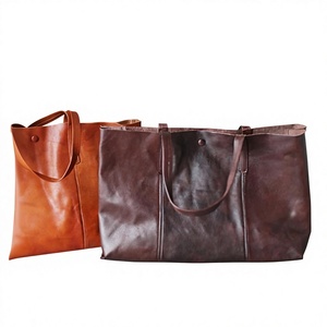 Western Style Foldable Durable Genuine Leather Women's Shoulder Clutch <b>Bag</b> Zipper Waterproof Lightweight <b>Large</b> Capacity Shop - Product Image 2