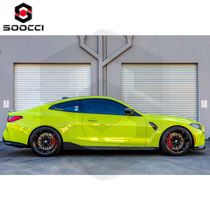 ألواح جانبية من ألياف الكربون الحقيقية بتصميم MP لسيارات BMW M3 G80 G81 وM4 G82 G83، لوحات حماية سفلية للأبواب بتصميم <span class=keywords><strong>M</strong></span> Performance، متوافقة مع المعايير الأصلية - Product Image 6