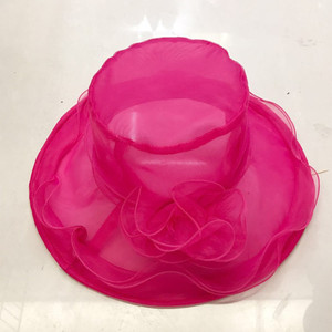 Chapeau à bords larges pour femme, robe d'été à motif Floral, style fête d'église, mariage, vacances, chapeau Vintage, mode - Product Image 5