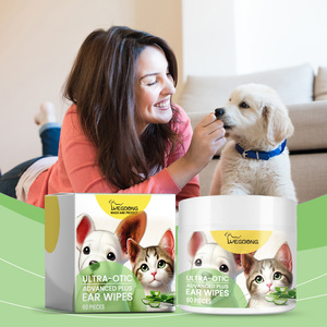 Le salviettine umidificate per cani e gatti leniscono il disagio del condotto uditivo e puliscono lo sporco dell'orecchio tampone efficace per la pulizia dell'orecchio per animali domestici - Product Image 2