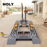 MOLISPEED Machine simple de redressage de châssis automobile avec tour rotative pour la réparation de carrosseries après collision