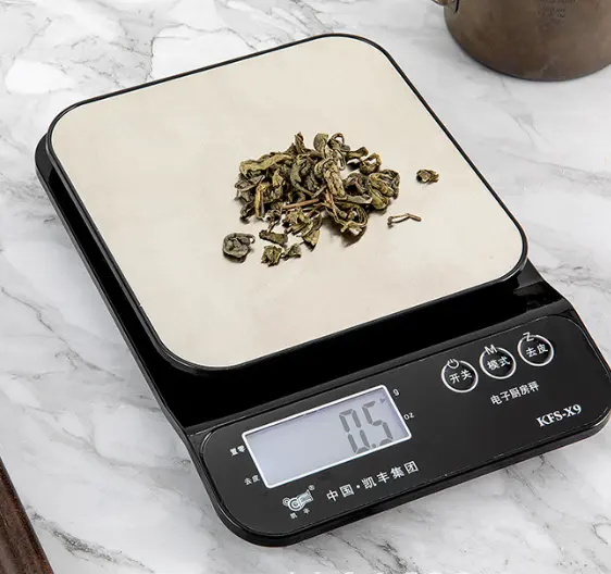 Timbangan KFS-X9, 5kg ABS plastik dapur rumah tangga timbangan berat elektronik kue Digital makanan akurasi tinggi Putih Hitam