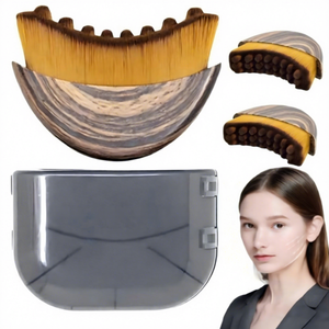 Biểu tượng tùy chỉnh đường viền mặt bàn chải bạch huyết thoát nước massager công cụ khô đánh răng mặt bàn chải cằm hàm điêu khắc phù hợp với da - Product Image 1