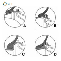 Caméra d'alignement de roues haute précision ZT-500 robuste avec base de données de 20 000 véhicules pour un alignement efficace des voitures sur leviers de levage