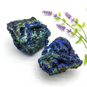 Espécimen de cristal de azurita, piedra Natural azul, piedra rugosa, para decoración, venta al por mayor - Product Image 3