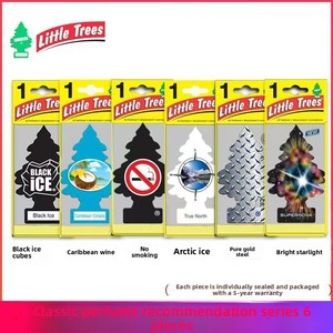 Feuilles désodorisantes pour <span class=keywords><strong>voiture</strong></span>, Little Trees USA, Décoration intérieure automobile, Parfum et sachet parfumé suspendus pour <span class=keywords><strong>voiture</strong></span> - Product Image 6