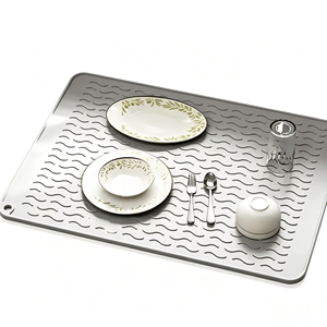 Heat Insulation <b>Mats</b> Draining <b>Mats</b> Kitchen Protective <b>Silicone</b> <b>Mats</b> Countertop <b>Mats</b> and Non-slip Cutting Board <b>Mats</b> - Product Image 2