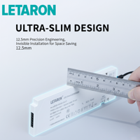 Alimentation à tension constante 12V 24V 15W 60W 100W, transformateur ultra-plat de 12,5 mm d'épaisseur, driver LED pour éclairage sous armoire