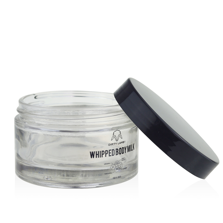 glass jar wide mouth metal lid