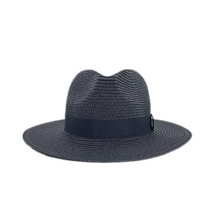 AIGEFMM Panama Straw Hat Unisex Wide Brim Sunshade Summer Beach Hat Breathable Windproof Artistic Retro Style - Product Image 4