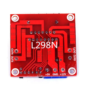 Module de commande de moteur pas à pas Jeking L298, double pont en H CC, carte de commande de moteur rouge <span class=keywords><strong>L298N</strong></span> - Product Image 3