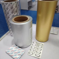 Rouleau de feuille d'aluminium thermoformable à froid à prix d'usine, composite rigide de qualité médicale 140-180 microns pour l'industrie pharmaceutique