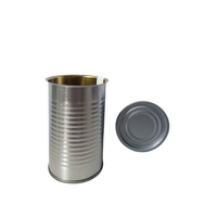Prix d'usine, boîtes de conserve vides D53xH88mm pour thon, sardines et poulet avec couvercle facile à ouvrir