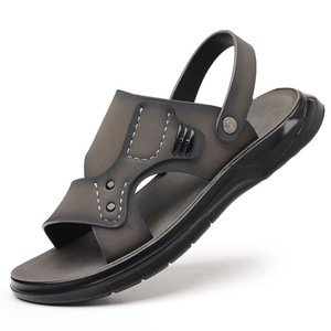 Sandalias de verano para hombre, con punta abierta, suela de goma, informales, para uso en exteriores - Product Image 5
