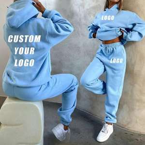 कस्टम 460 जीएसएम खेल पफ प्रिंट फ्रेंच टेरी कपास ओवरसाइज दो टुकड़े सेट 3 डी पफ प्रिंट यूनिसेक्स स्वेटपैंट जॉगर और हुडी सेट - Product Image 1