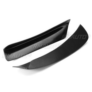 Divisores de Parachoques Delanteros de Fibra de Carbono Real E46 para BMW Serie 3 E46 M3 Coupé 1999-2006, Alerones Decorativos para Parachoques - Product Image 4