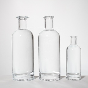 Xi Lanh Tròn Hình Dạng Rộng Môi Thêm Đá Lửa Chai Rượu Thủy Tinh 70cl Gin 700Ml Chai Thủy Tinh - Product Image 2