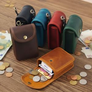 Portefeuille de ceinture promotionnel en cuir de vachette durable pour homme, mini pochette suspendue pour cartes et espèces, idéal pour les cadeaux de bienvenue et les cartes de crédit - Product Image 1