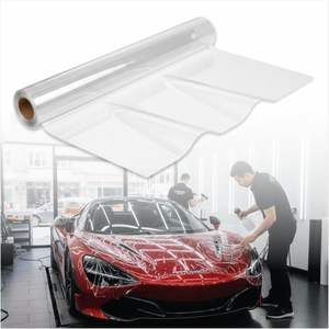 Vinilo <span class=keywords><strong>Protector</strong></span> de Pintura para Automóvil de TPU PPF Personalizado de 1.52x15m, Alto Brillo, Anti-Amarilleo, Anti-Rayones, Bloqueador de Rayos UV e IR - Product Image 1