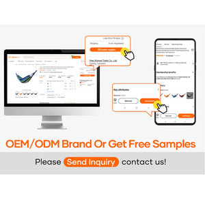 Hamaca portátil para exteriores, barata y personalizada, para <span class=keywords><strong>jardín</strong></span>, deportes, casa, viaje, Camping, columpio, lona, cama a rayas, hamaca - Product Image 6