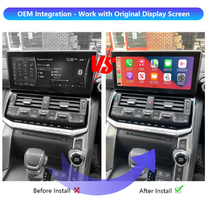 LC300 inalámbrico Apple CarPlay y <span class=keywords><strong>Android</strong></span> Auto Integration Kits Auto Electronics Car DVD Player para 2020 - 2023 Toyota Car - Product Image 2