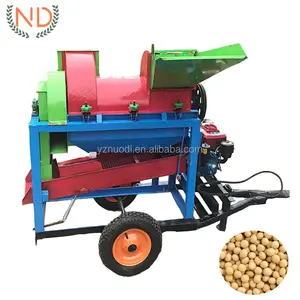 Kombine çiftlik mung fasulye mısır daneleme makinesi ve harman makinesi birleştirmek sorghum harman makinesi