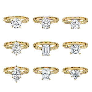 Livraison rapide, bague de fiançailles, de mariage, d'anniversaire et de fête en diamant cultivé en laboratoire certifié IGI, bijoux de mode pour femmes - Product Image 3